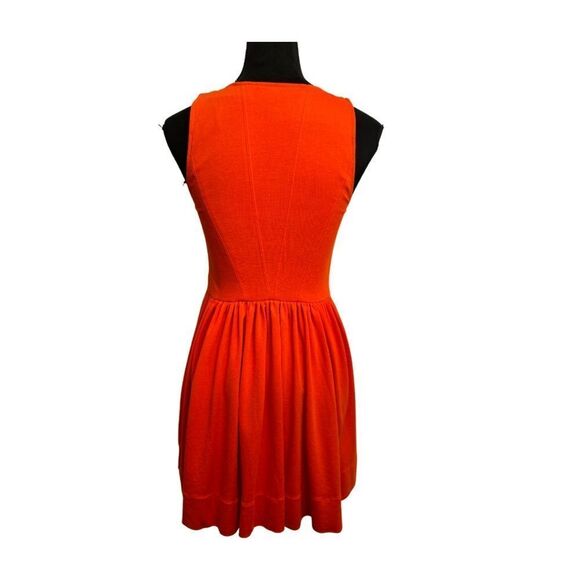Rebecca Taylor Jamillah Dress Orange - Picture 3 of 9